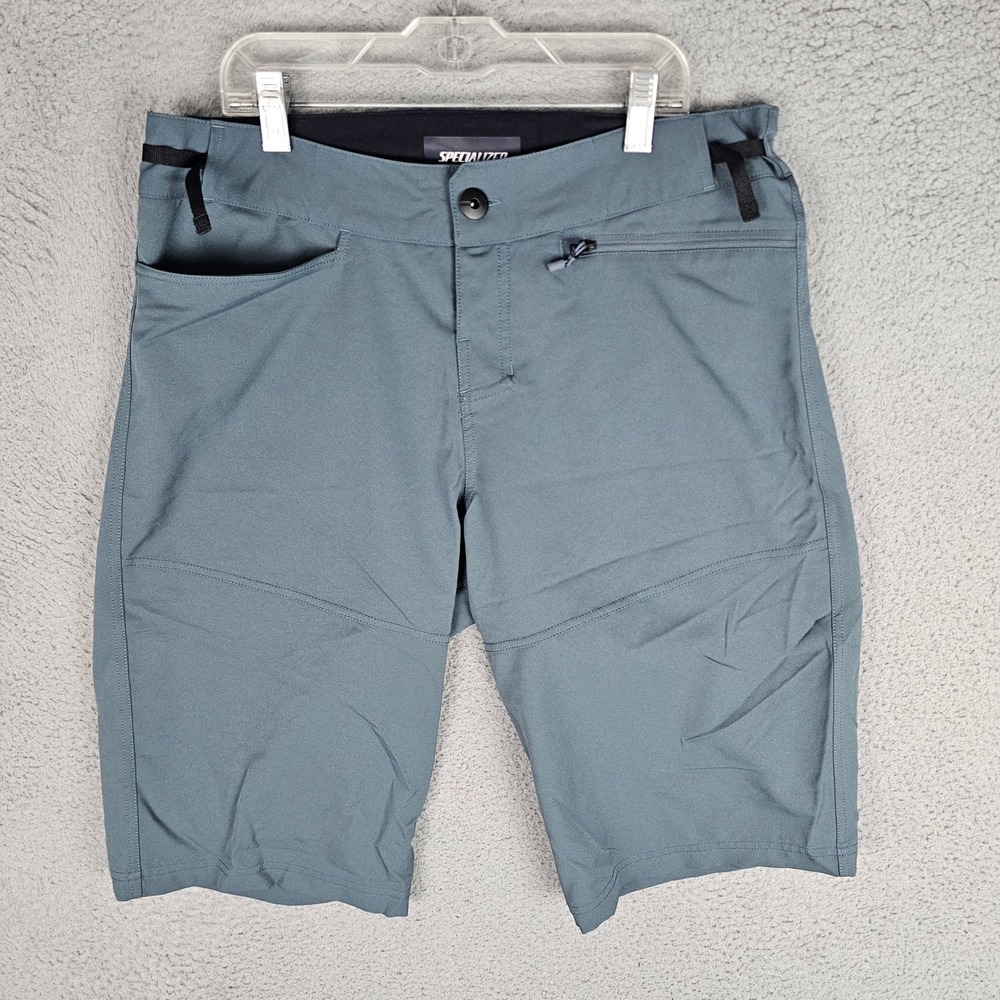 Specialized Shorts Mens 32 Gray Trail Mountain Bike Cycling Performance MTB